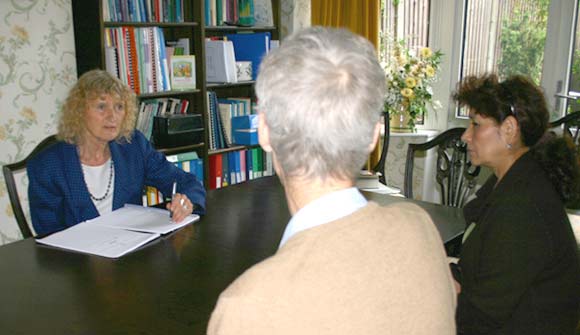 Family with counsellor photo